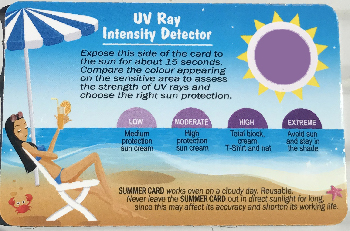 tarjeta uv